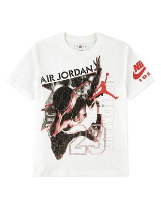 T-Shirt für Jungen Jordan Kids 95f633 Beige.