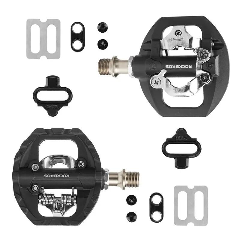 Pedali MTB SPD e piatti in nylon con tensione regolabile ROCKBROS 3/3