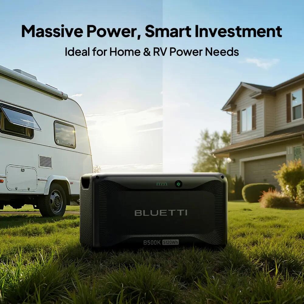 BLUETTI B500K Batería 5120Wh para AC300, Perfecta para Mercados Nocturnos 4/7