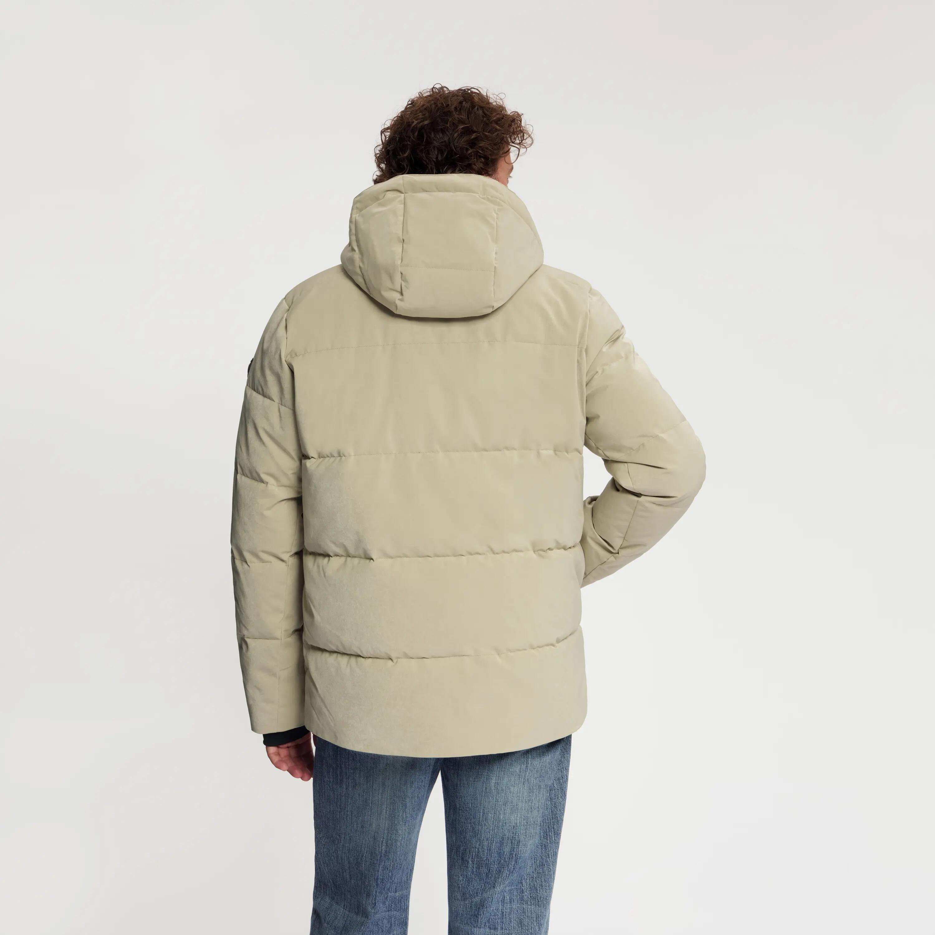 Asberg Heren - Puffer winterjas - Waterdicht - Lichtbruin 3/5