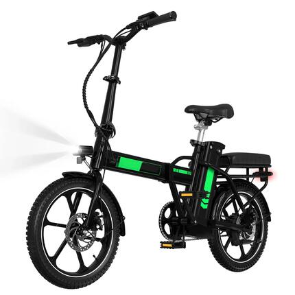 Vélo électrique pliable 16", 250W, 36V 12Ah, autonomie jusqu'à 60 km