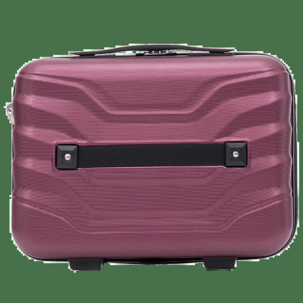 WINGS PEAFOWL reiskoffer met toilettas 14" BORDEAUX 4/9