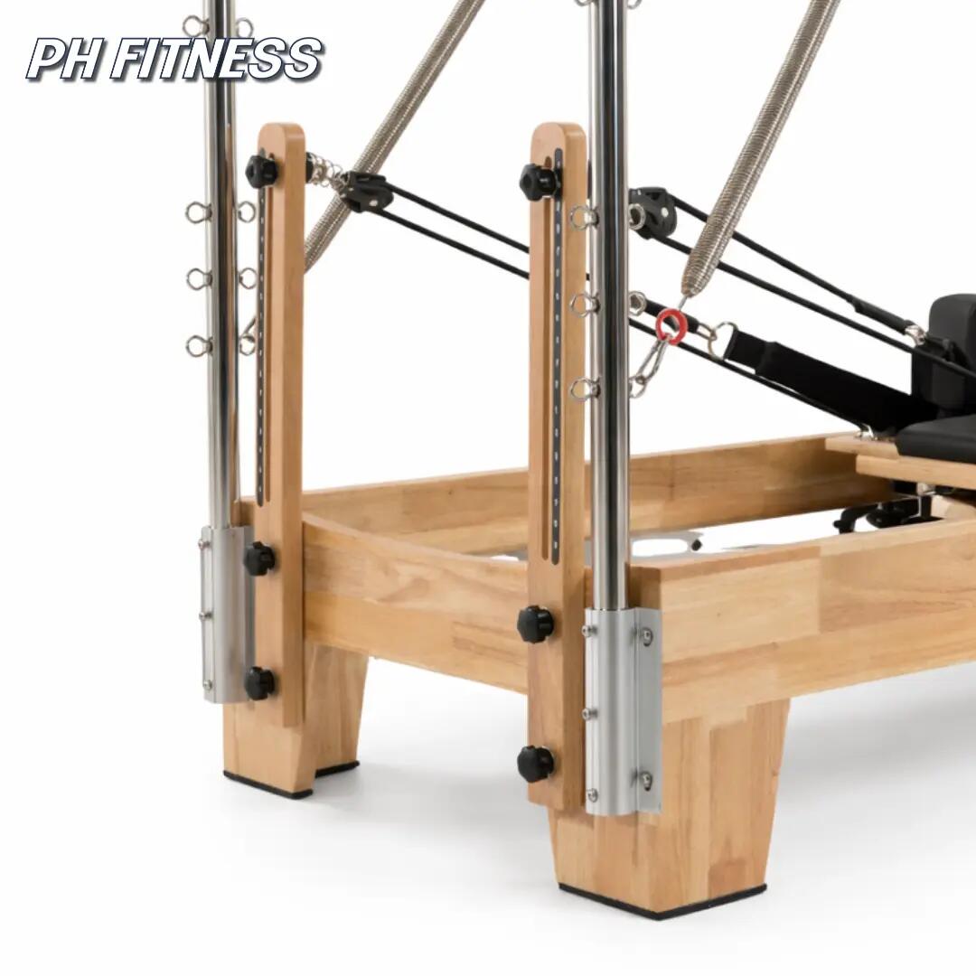 Reformer Pilates legno con Half Trapeze Tower | PH Fitness 6/9