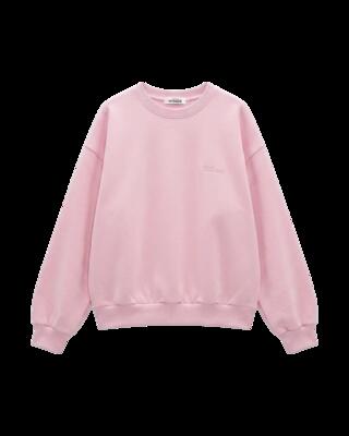 Dames oversized crewneck sweater unleash wings pink