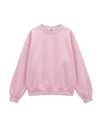 Dames oversized CREWNECK sweater UNLEASH WINGS PINK