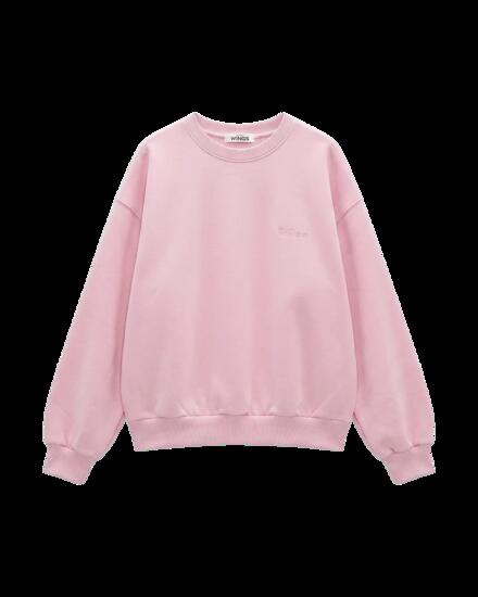 Dames oversized CREWNECK sweater UNLEASH WINGS PINK