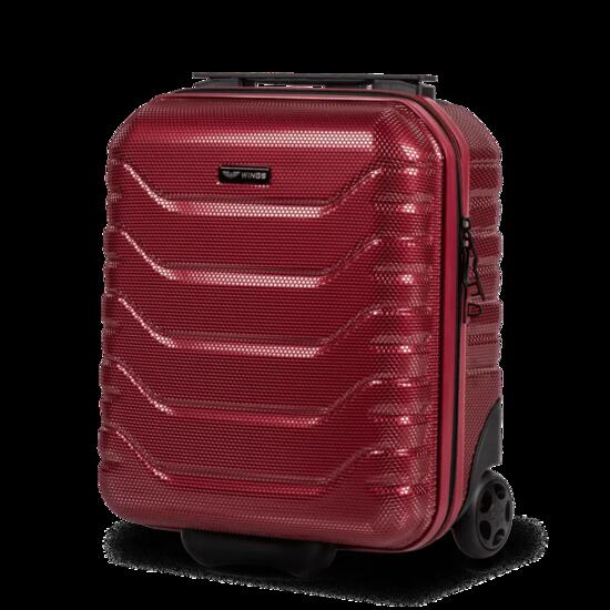 Walizka kabinowa mini Wings CRAKE 16" WINE RED