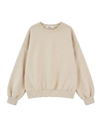 Dames oversized CREWNECK sweater UNLEASH WINGS BEIGE