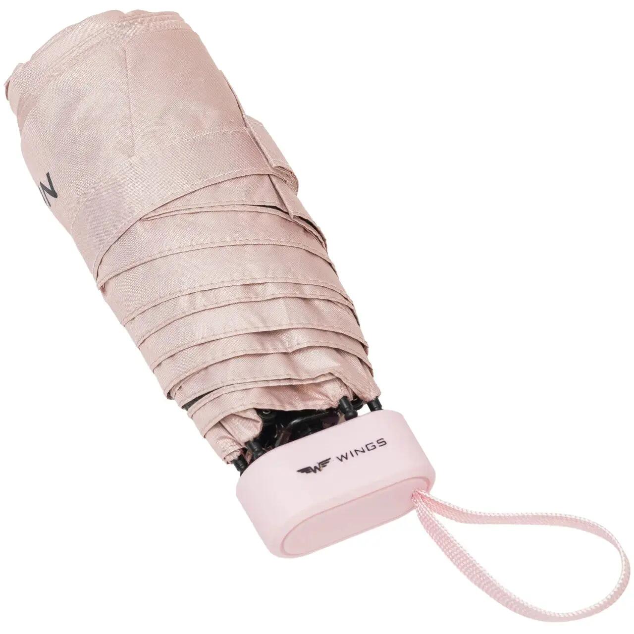 WINGS PINK opvouwbare paraplu 7/9