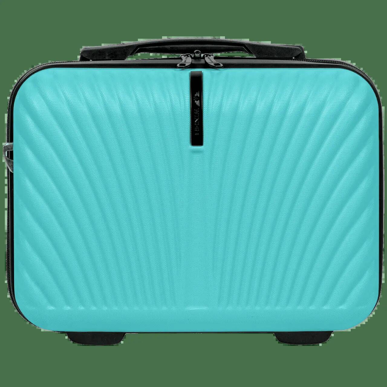 WINGS SWAN-koffer met toilettas 14" LIGHT BLUE 2/6