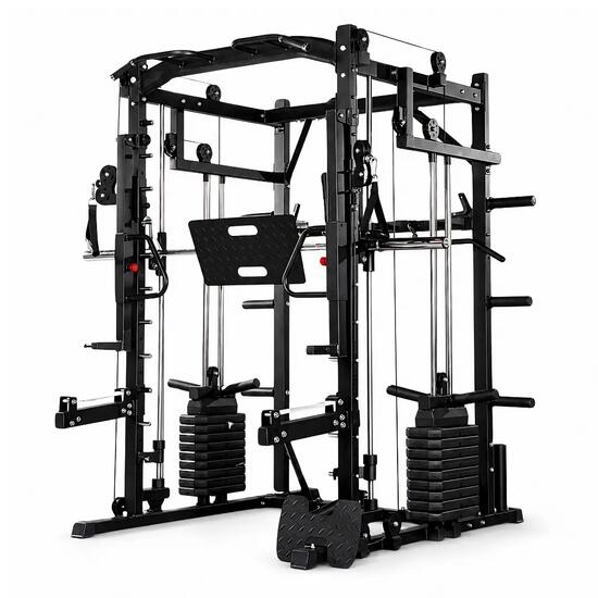 Power Rack Premium con Smith Machine e leg press – 160 kg