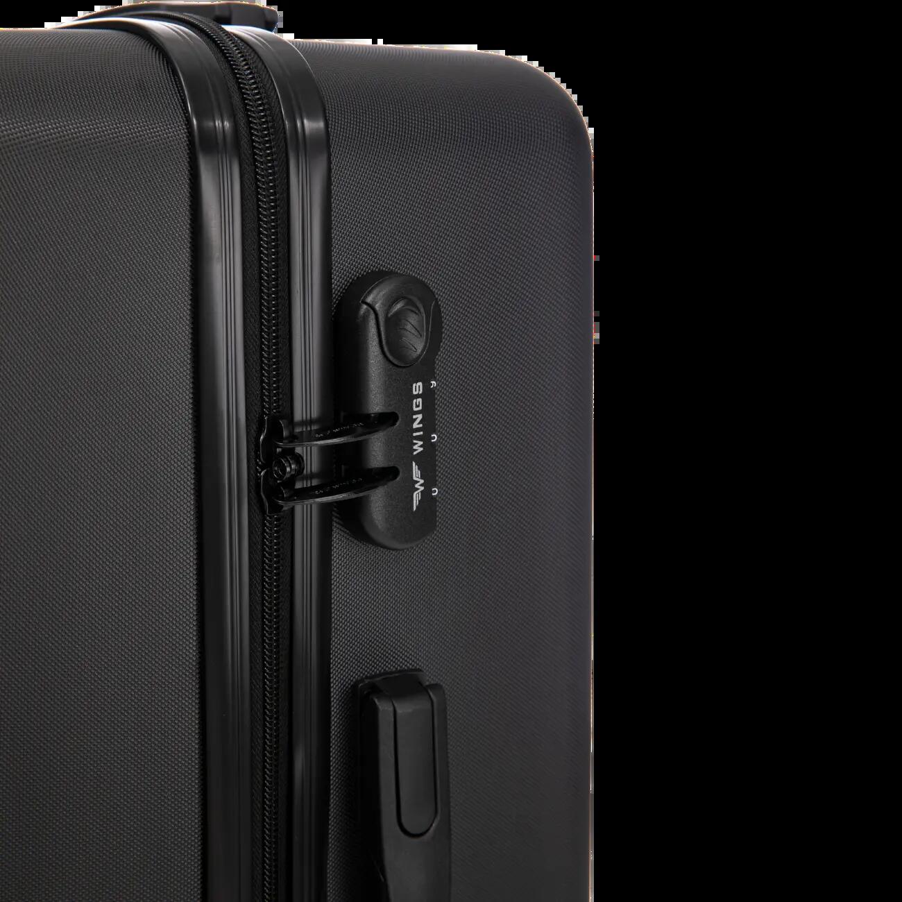 Middelgrote koffer  Wings ABS+ COOT 24" Zwart 9/10