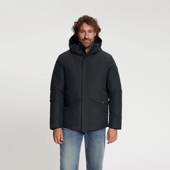 Sune Homme - Veste d'hiver Hardshell - Imperméable - Noir