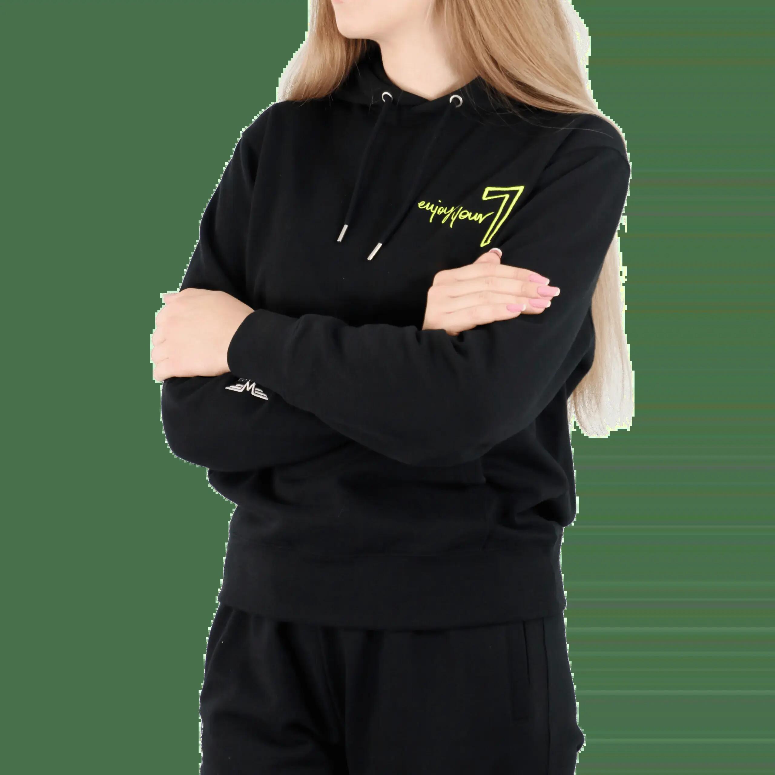 Zwarte OVERSIZE-joggingpak met Wings x Paprocki & Brzozowski-borduursel UNISEX S 4/7