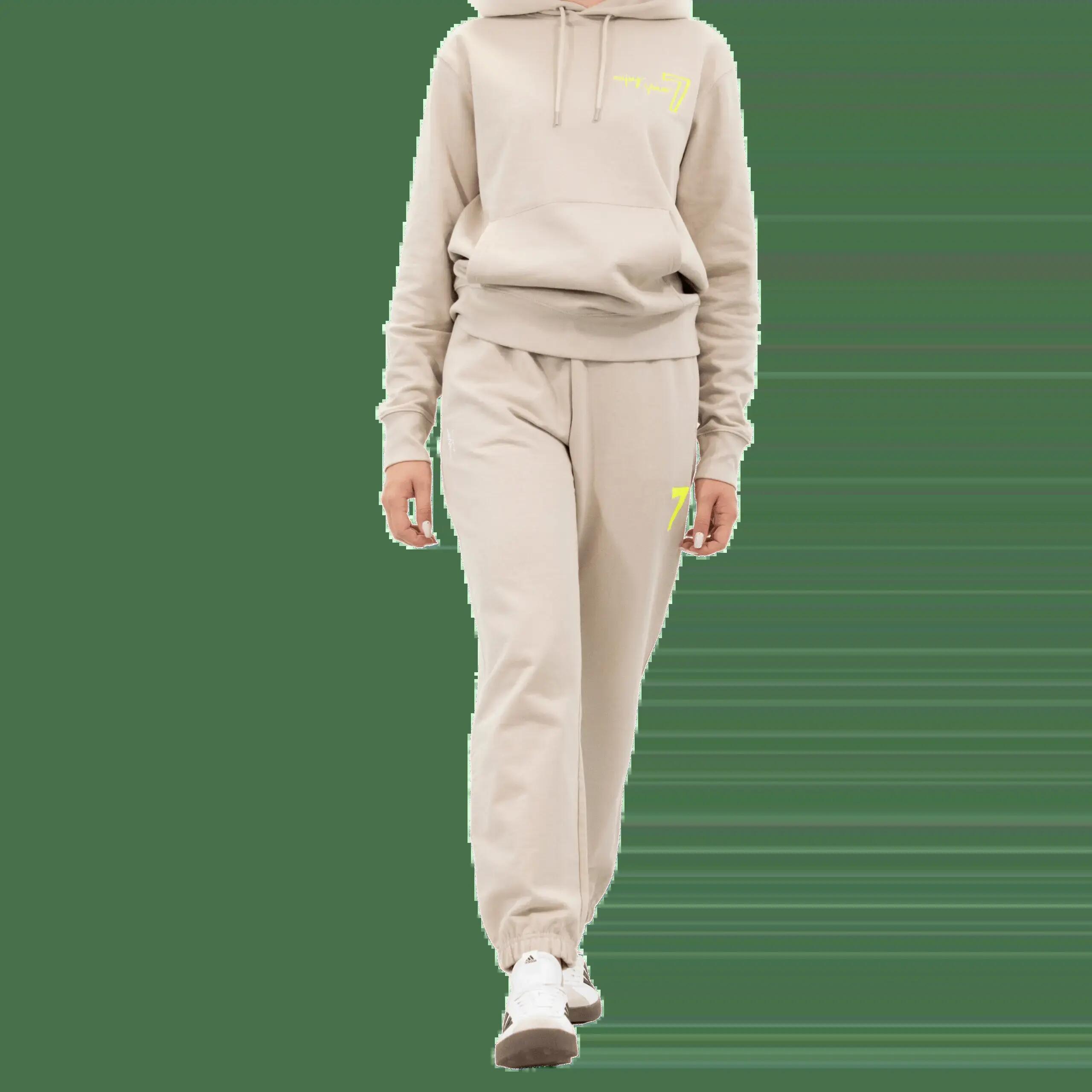 Beige OVERSIZE-joggingpak met Wings x Paprocki & Brzozowski-borduursel UNISEX M 4/10