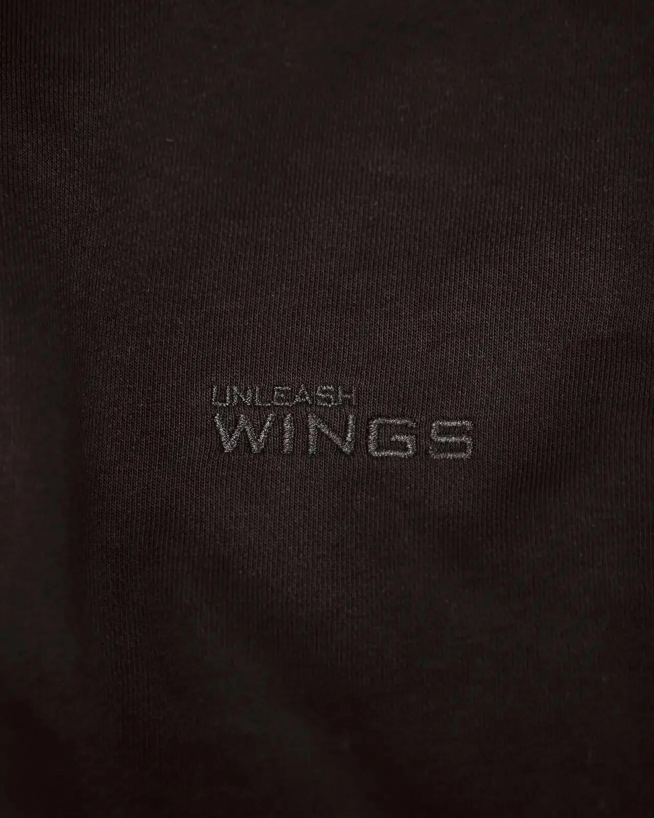 Pantalon de survêtement oversize pour femme UNLEASH WINGS NOIR 5/8