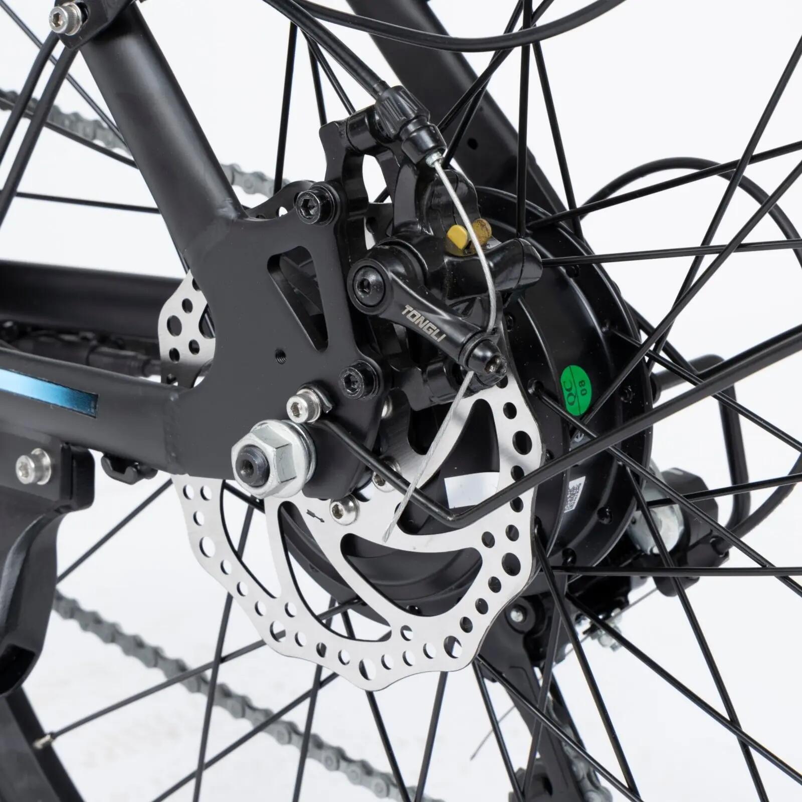 Bicicleta Elétrica Cidade A26 250W Bateria 36V 13.5Ah Proteção do BMS, Pneu 26 7/7