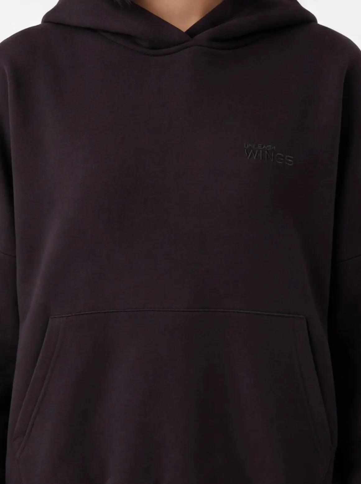 Sweat oversize femme UNLEASH WINGS NOIR 2/6