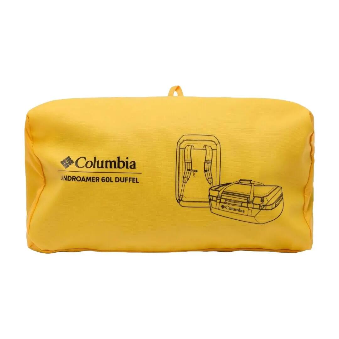 Bolsa Amarilla Columbia de Deporte Landroamer Duffel 60L Stinger Ligera y Resis 3/4