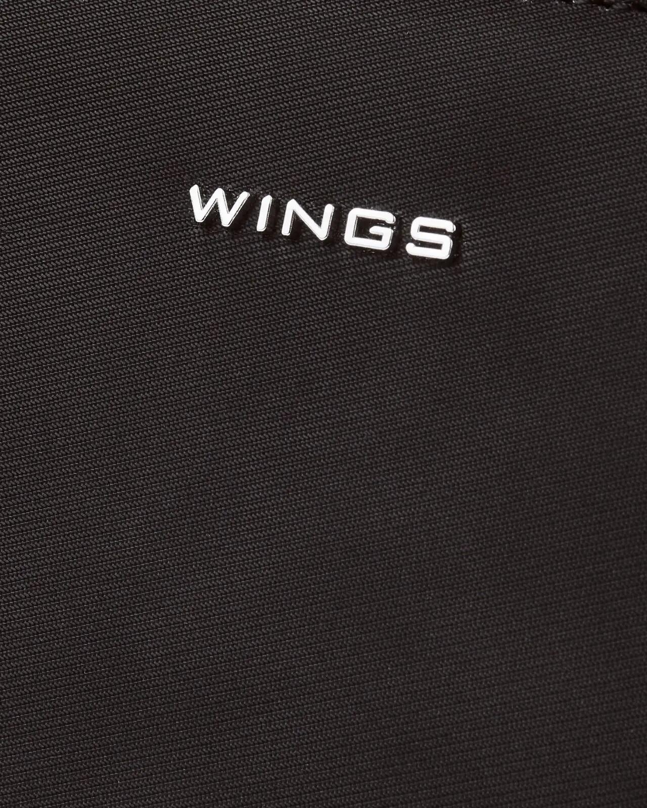 Portefeuille femme WINGS WILLOW grand élégant NOIR 5/6