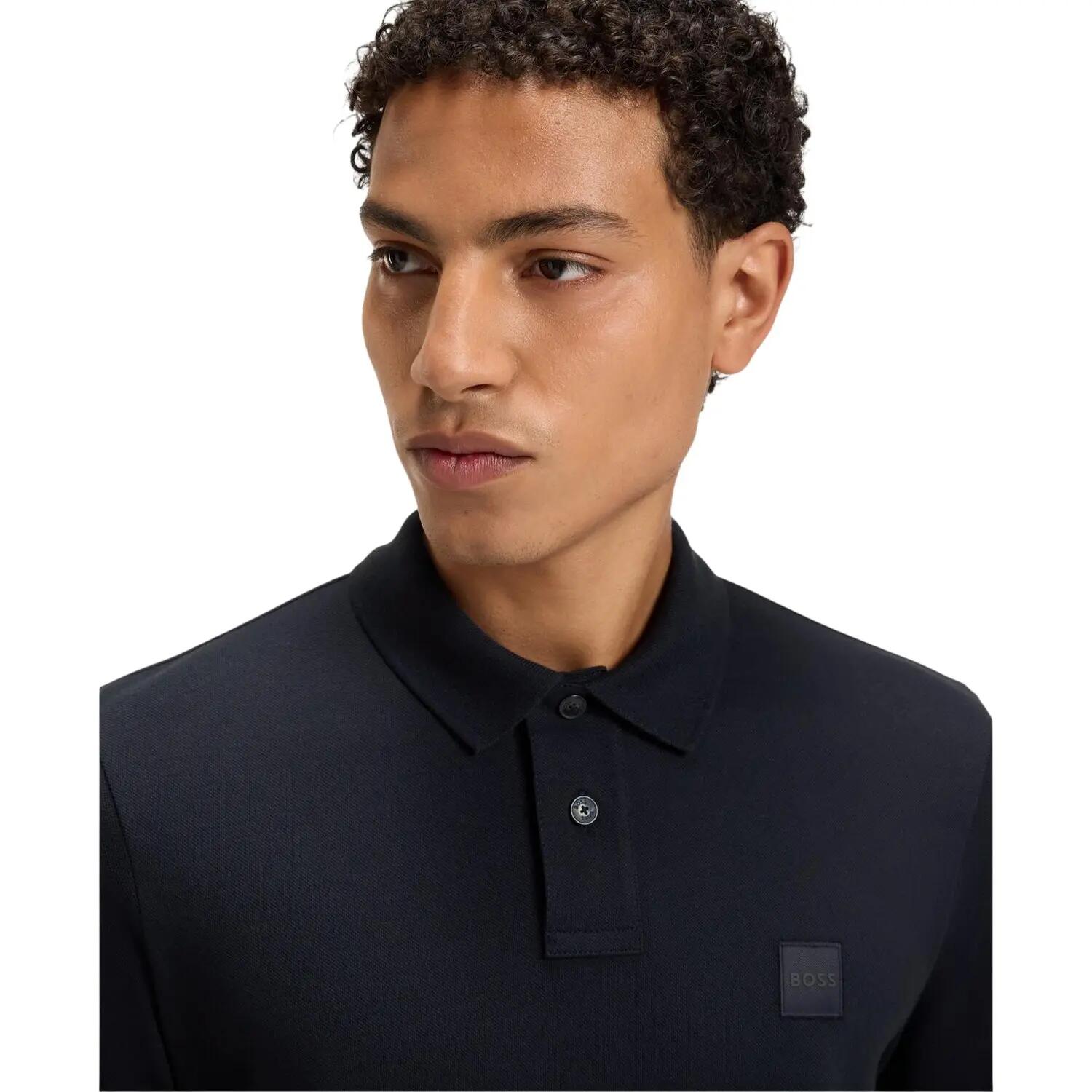 Polo Motif/style Logo Rectangulaire PASSENGER Homme (Bleu Marine) 4/4