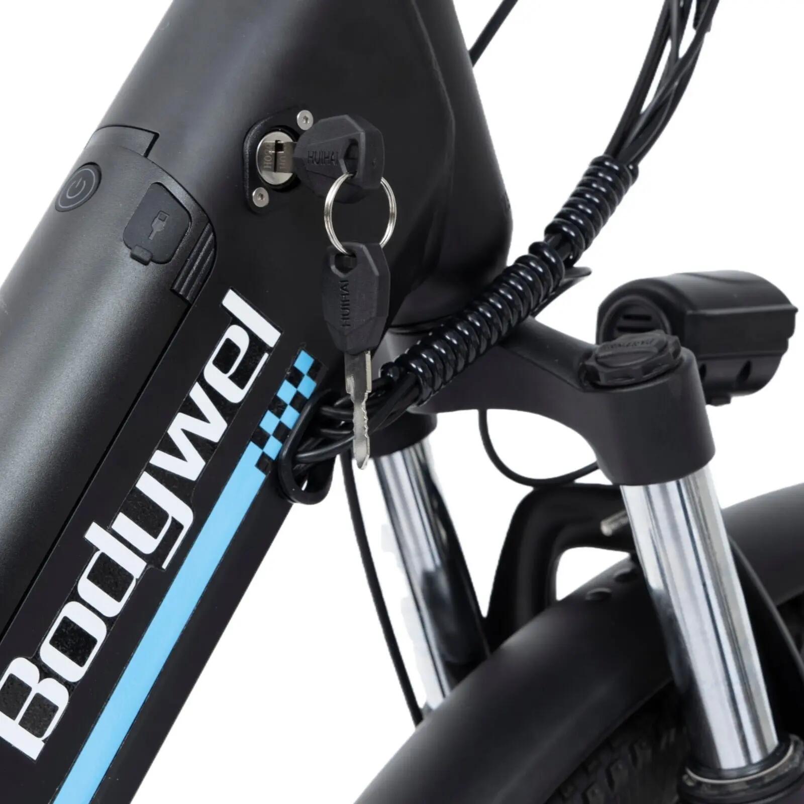 Bicicleta Elétrica Cidade A26 250W Bateria 36V 13.5Ah Proteção do BMS, Pneu 26 4/7
