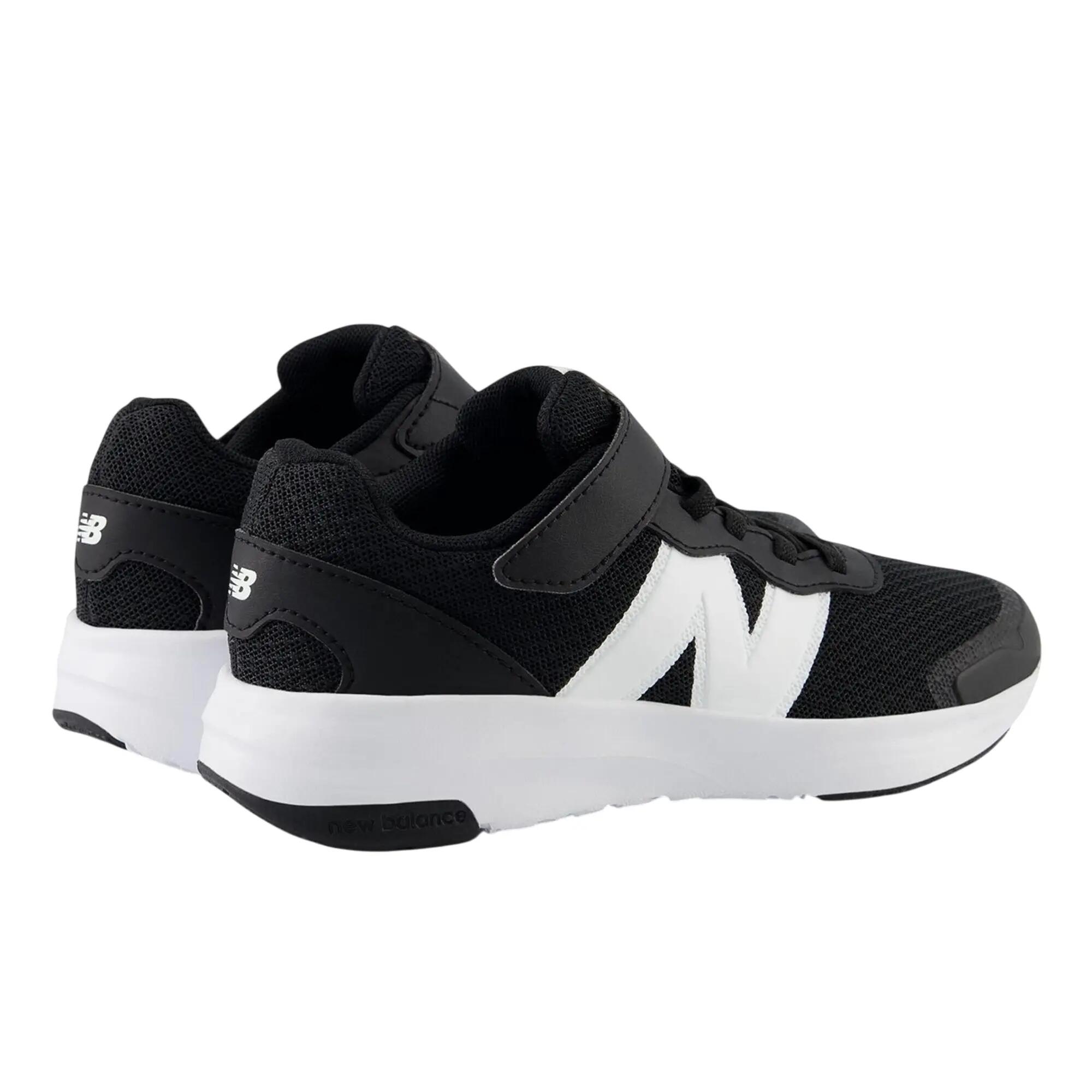 Scarpe Sportive Punta RotondaBambini New Balance Nero Bianco 4/7