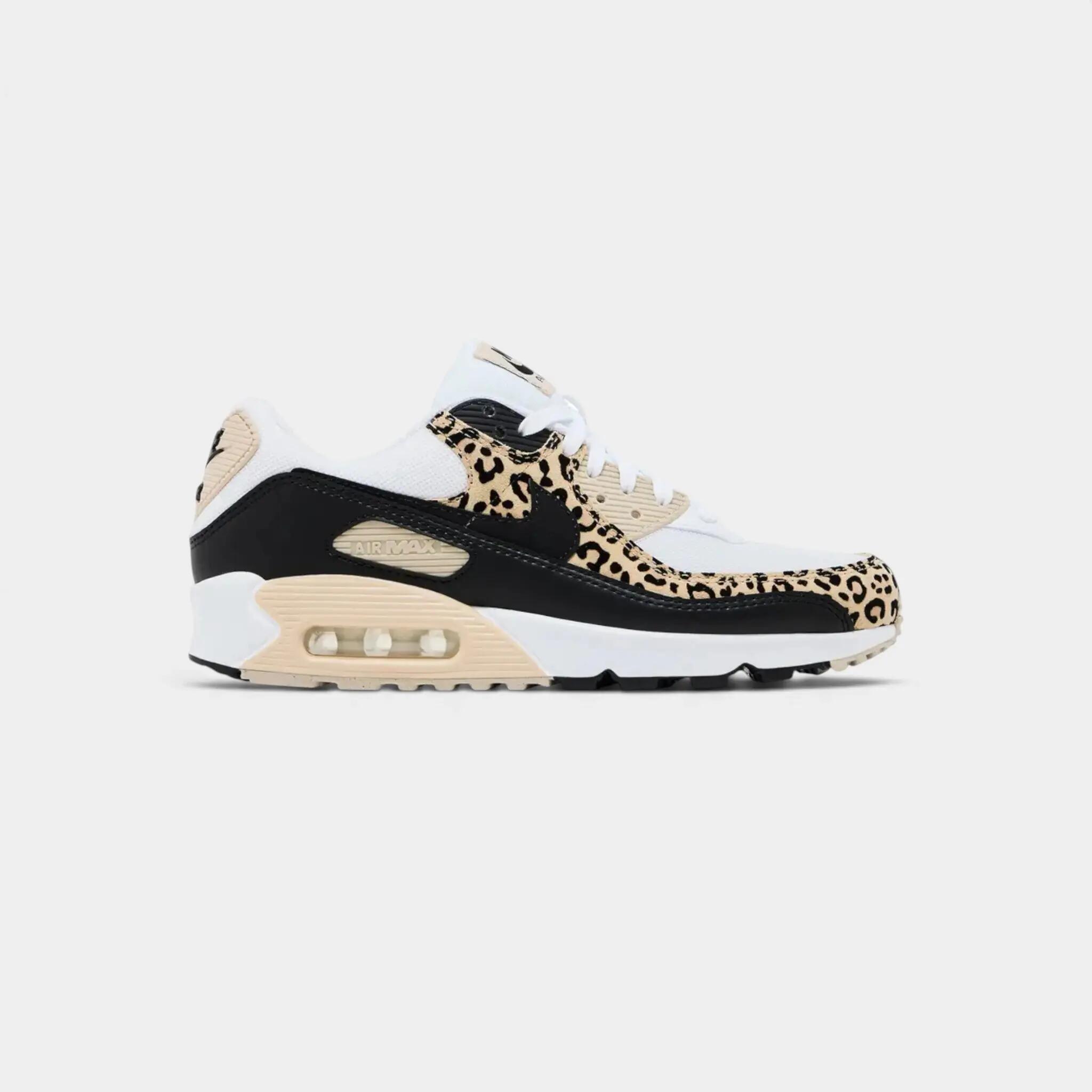 Nike Air Max 90 Leopard Sanddrift Black (Women's) 1/4