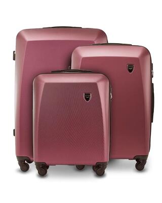 Set van 3 koffers wings plover bordeaux