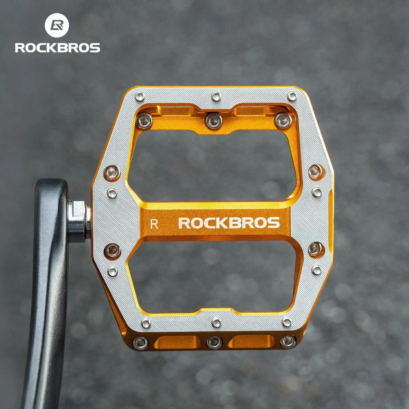 Pédales VTT larges antidérapantes ROCKBROS 2/2