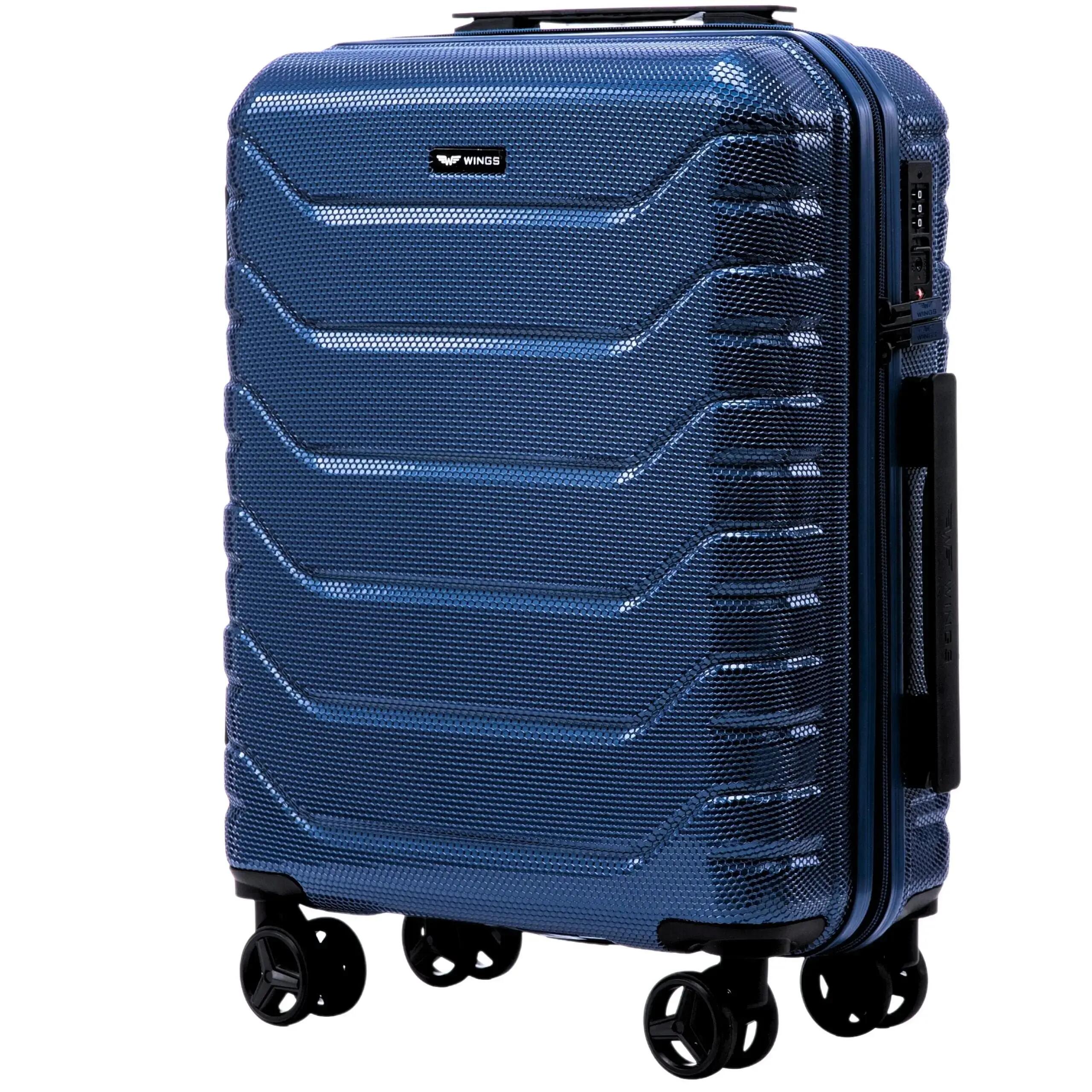 Lot de 4 valises Wings CRAKE S/M/L + valise MIDDLE BLUE 4/10