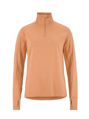 Craft flow hz ls w – dames lange mouw coltrui met halve rits van gerecycled
