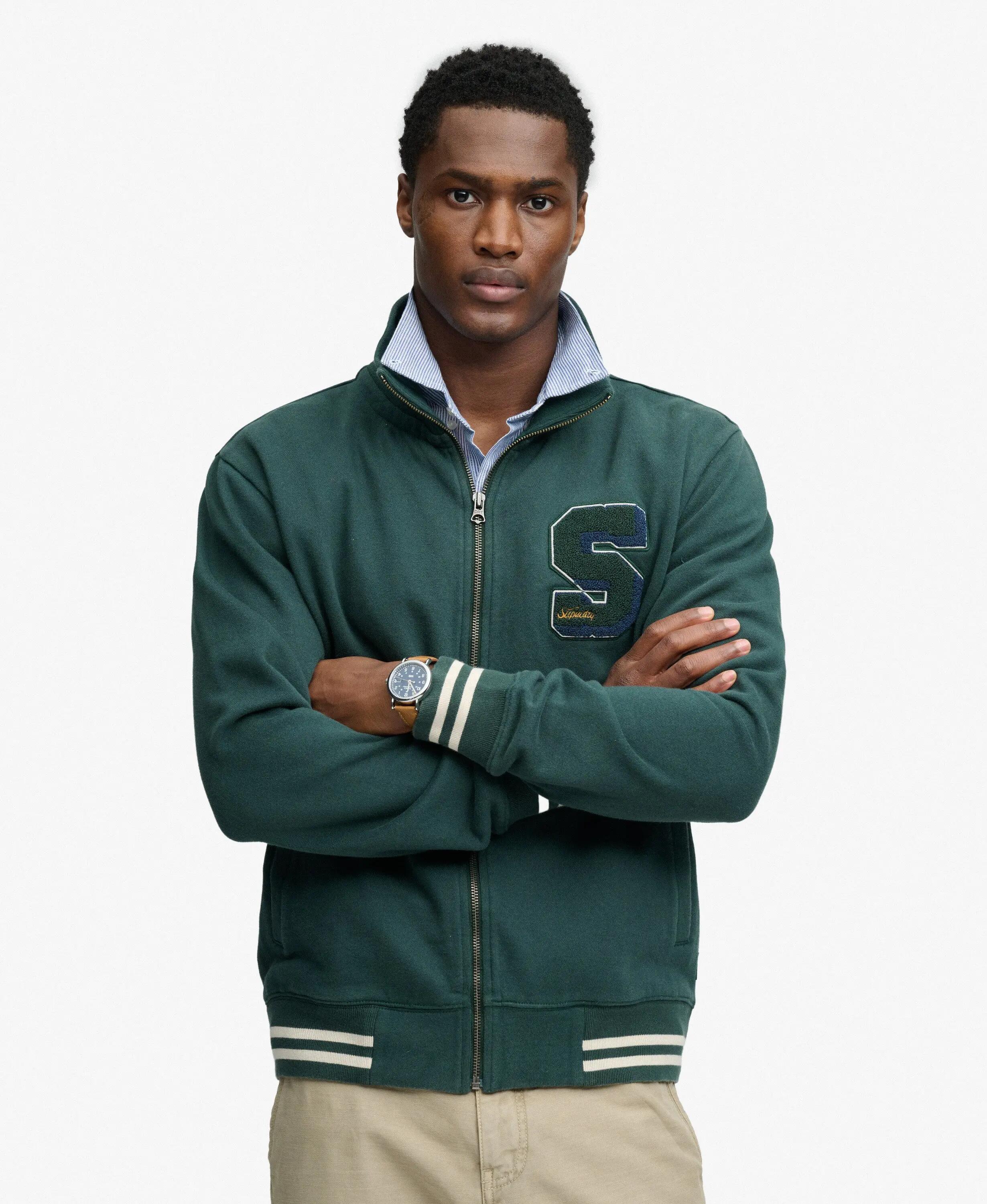 superdry Giacca Track Vintage Athletic in 100% cotone, vestibilità loose 5/7