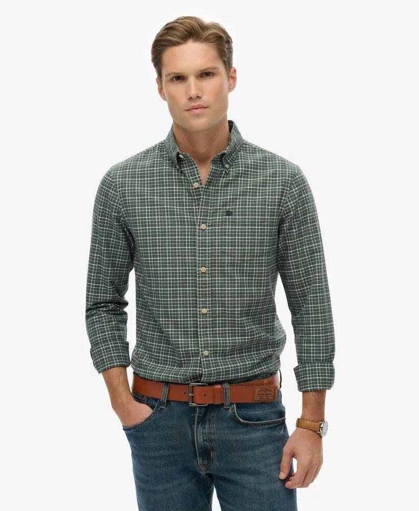 superdry Chemise Premium Check Oxford en coton bio – Coupe relaxed 2/6