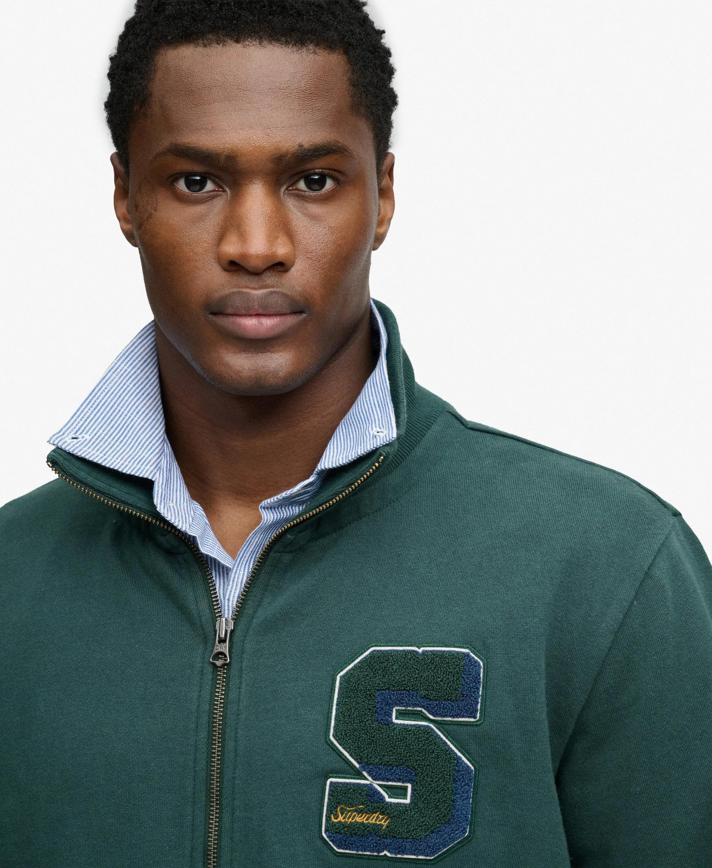 superdry Giacca Track Vintage Athletic in 100% cotone, vestibilità loose 4/7