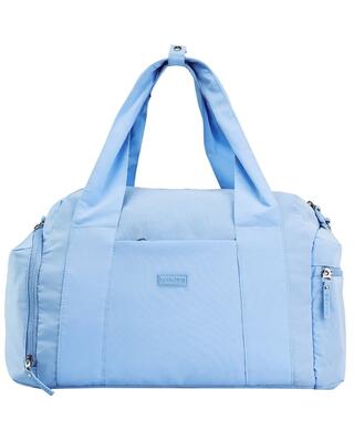 Sporttas wings solenne met schoenenvak en riem voor koffer blauw