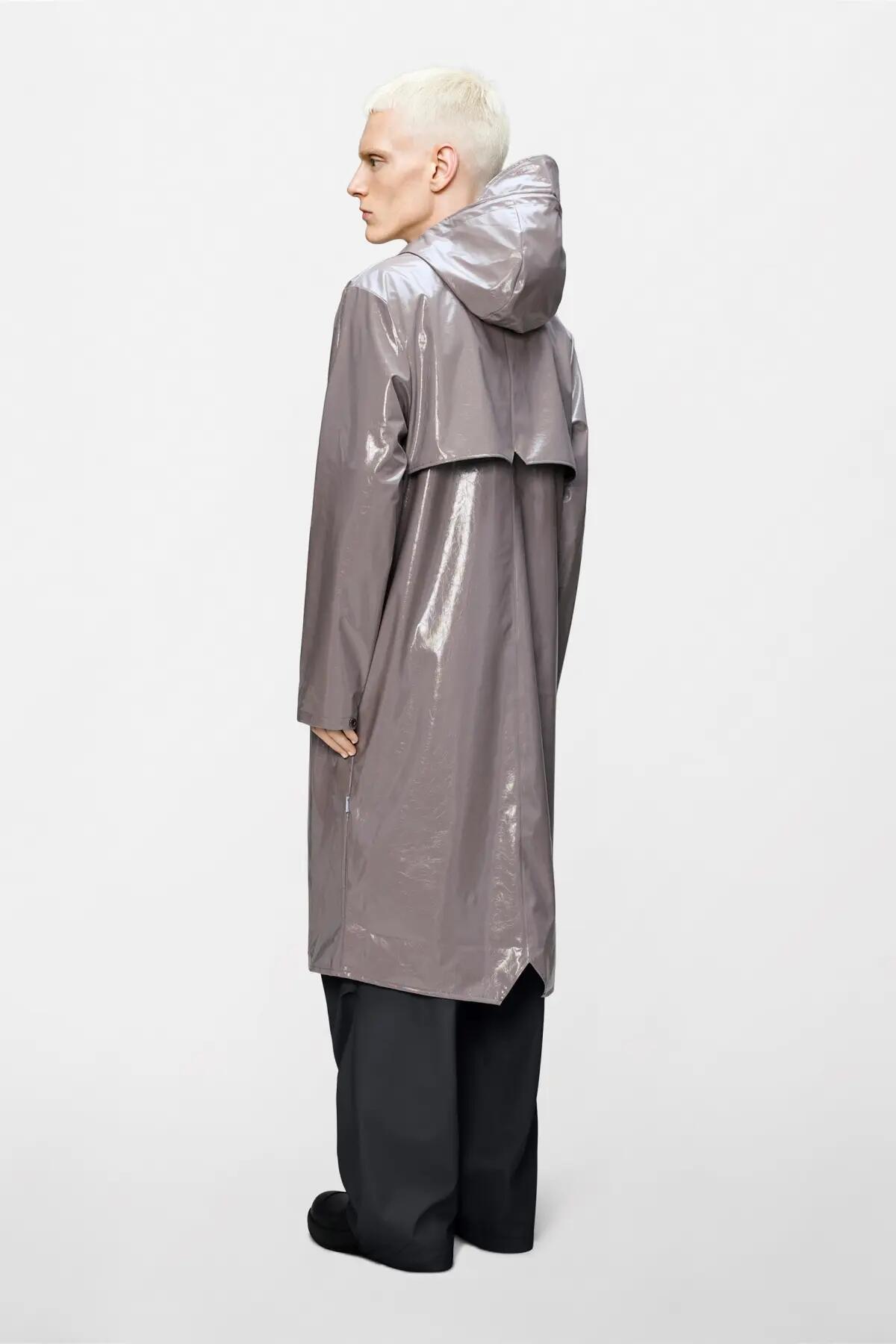 Jaqueta Rains Modelo 18360r Longer Jacket W3 Cor Violeta 5/5