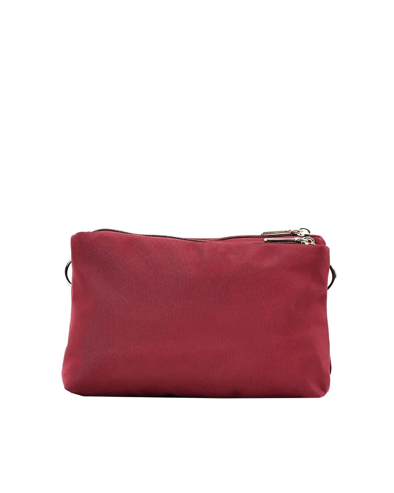 ROSELLA sporttas met make-upetui DARK RED 9/9