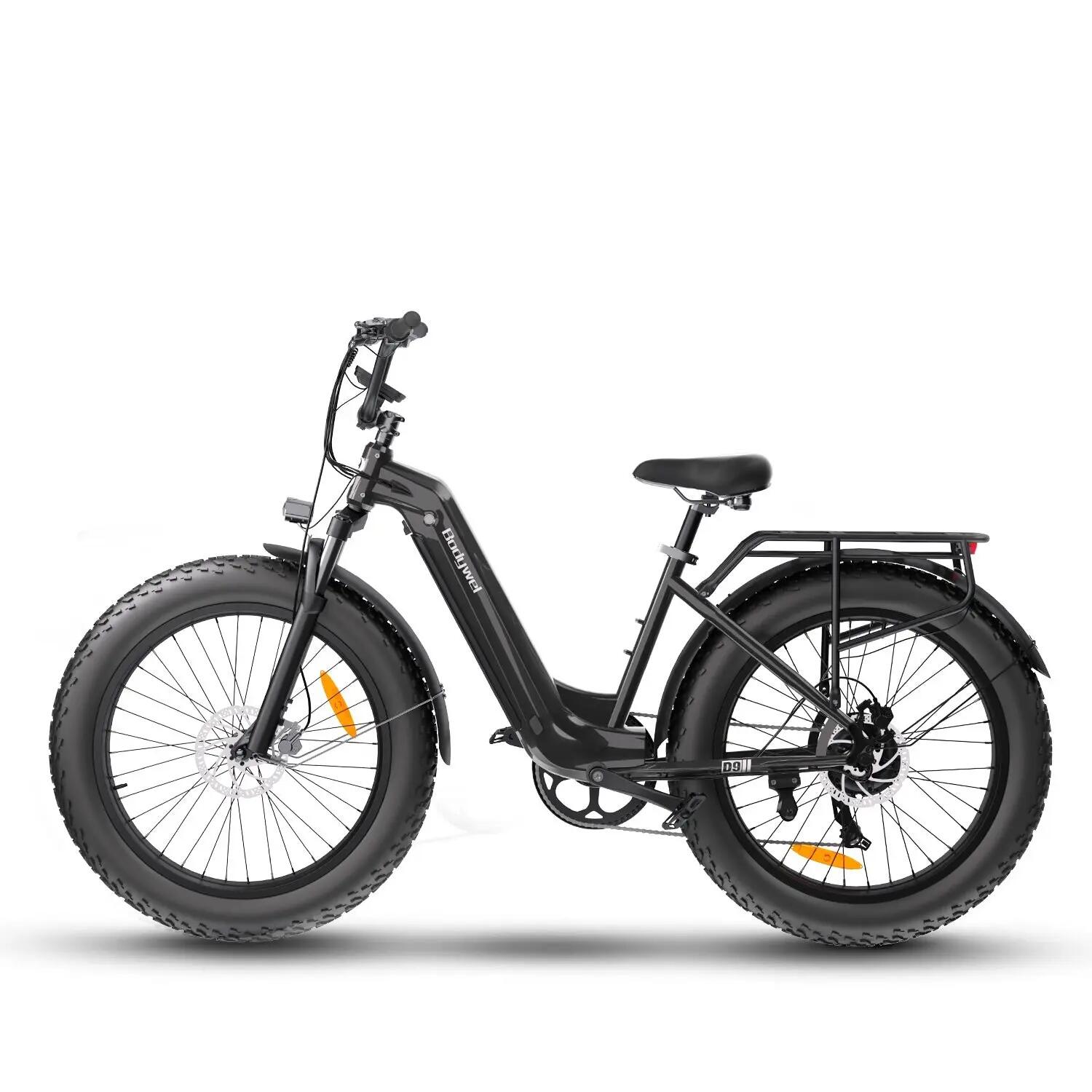 Fat E-Bike D9 mit Bluetooth-App-Steuerung, 250W BAFANG Motor, 48V 15Ah Akku 2/4