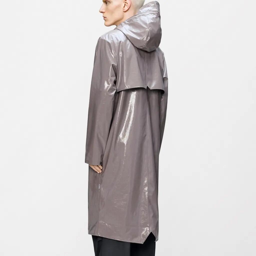 Jaqueta Rains Modelo 18360r Longer Jacket W3 Cor Violeta 2/5