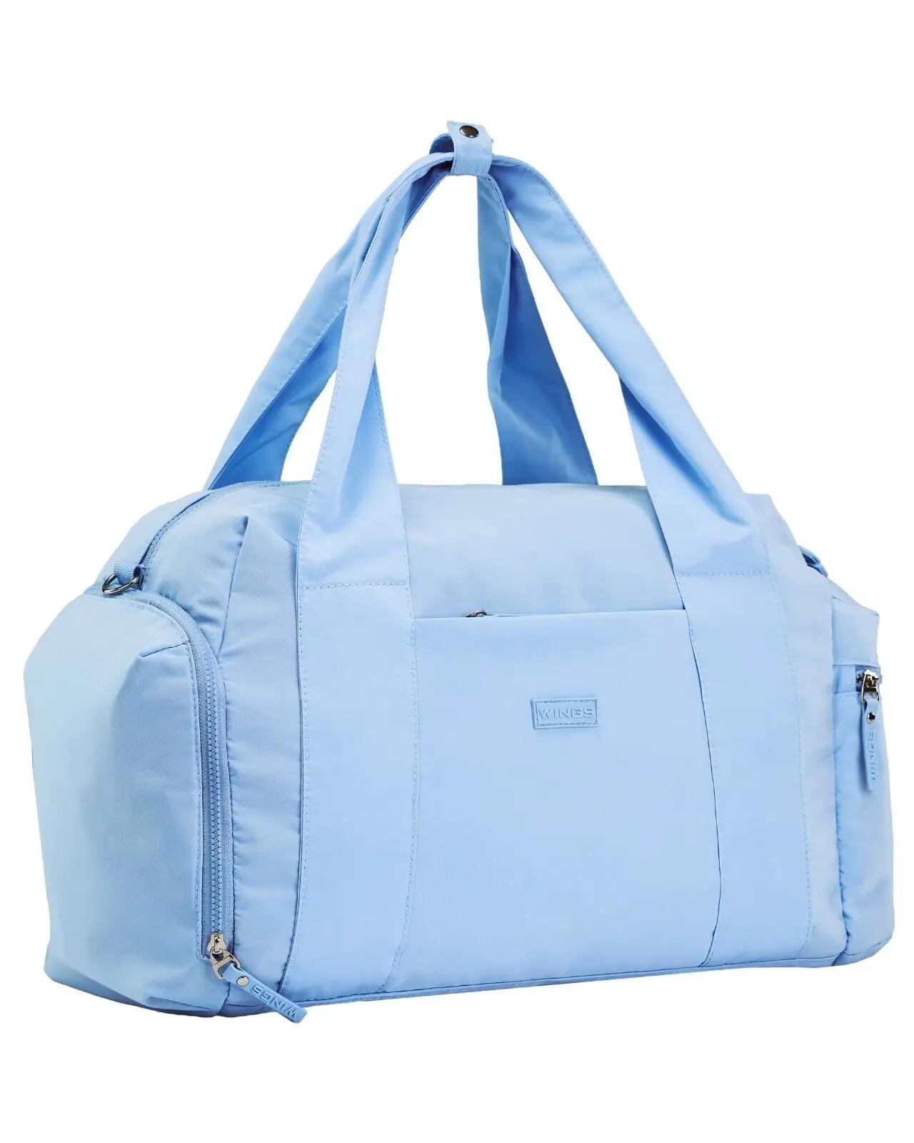 Sac de sport WINGS SOLENNE avec poche pour chaussures et sangle pour valise BLEU 3/10