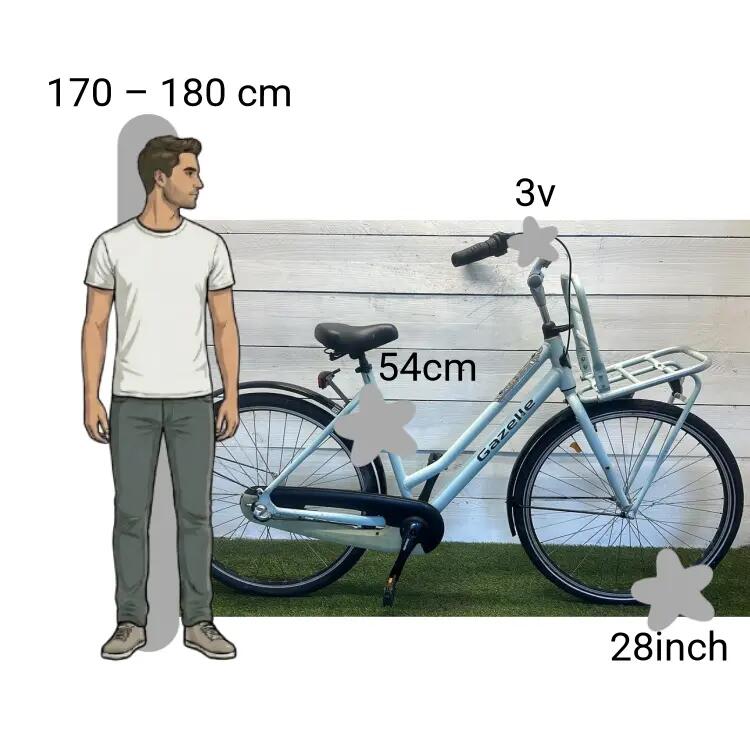 Bicicleta usada Gazelle Duty NL 2/4
