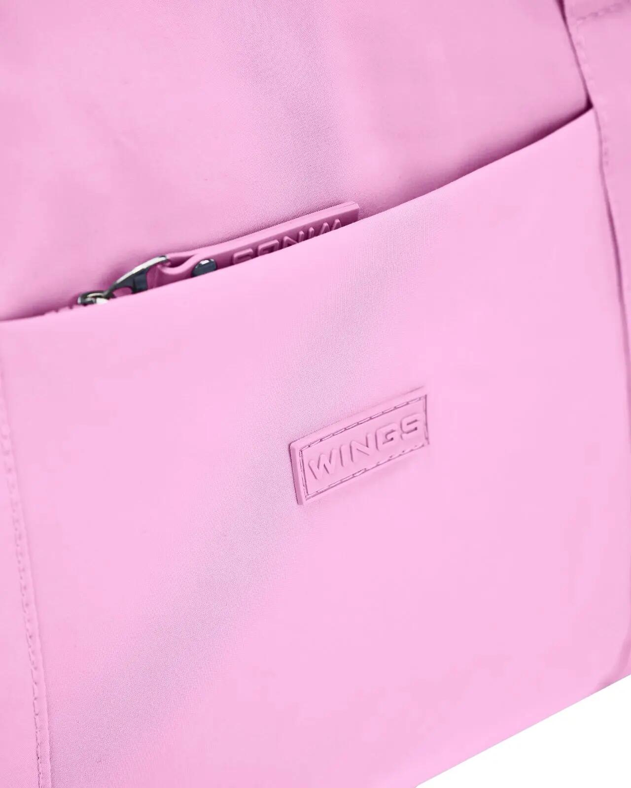 Sporttas WINGS SOLENNE met schoenenvak en riem voor koffer PINK 7/10