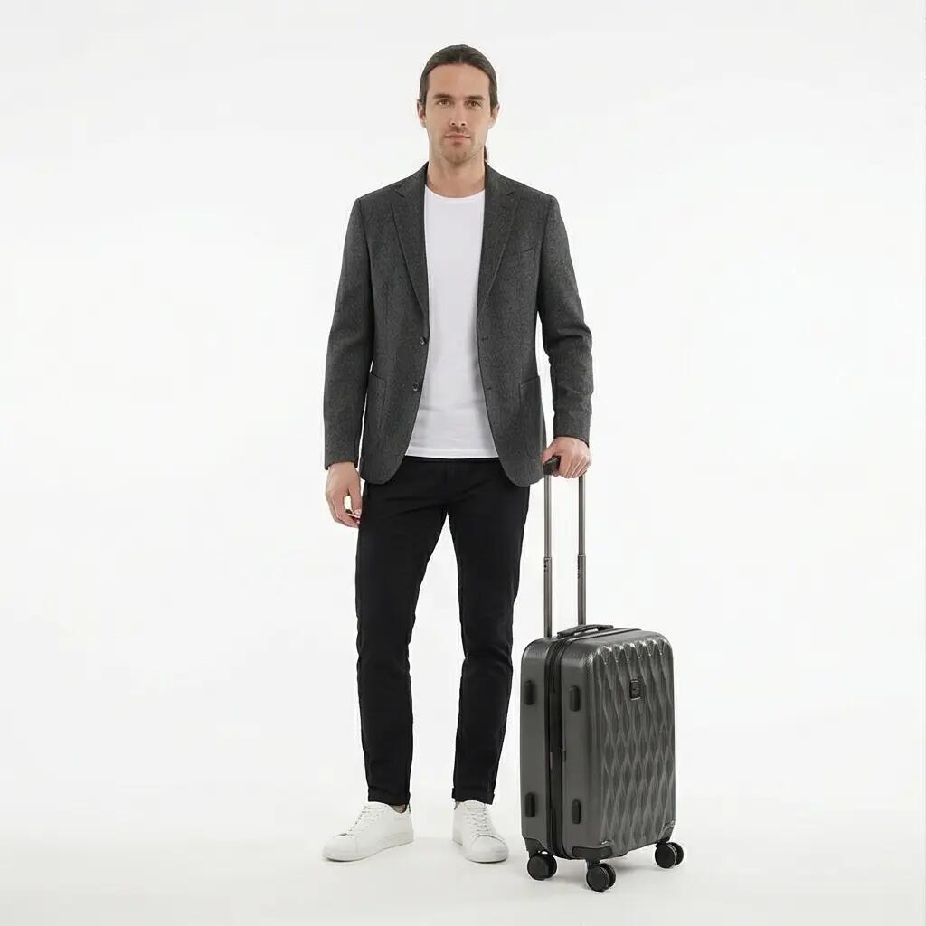 Valise cabine Wings PC Golden Eagle 20" GRIS FONCÉ 2/10