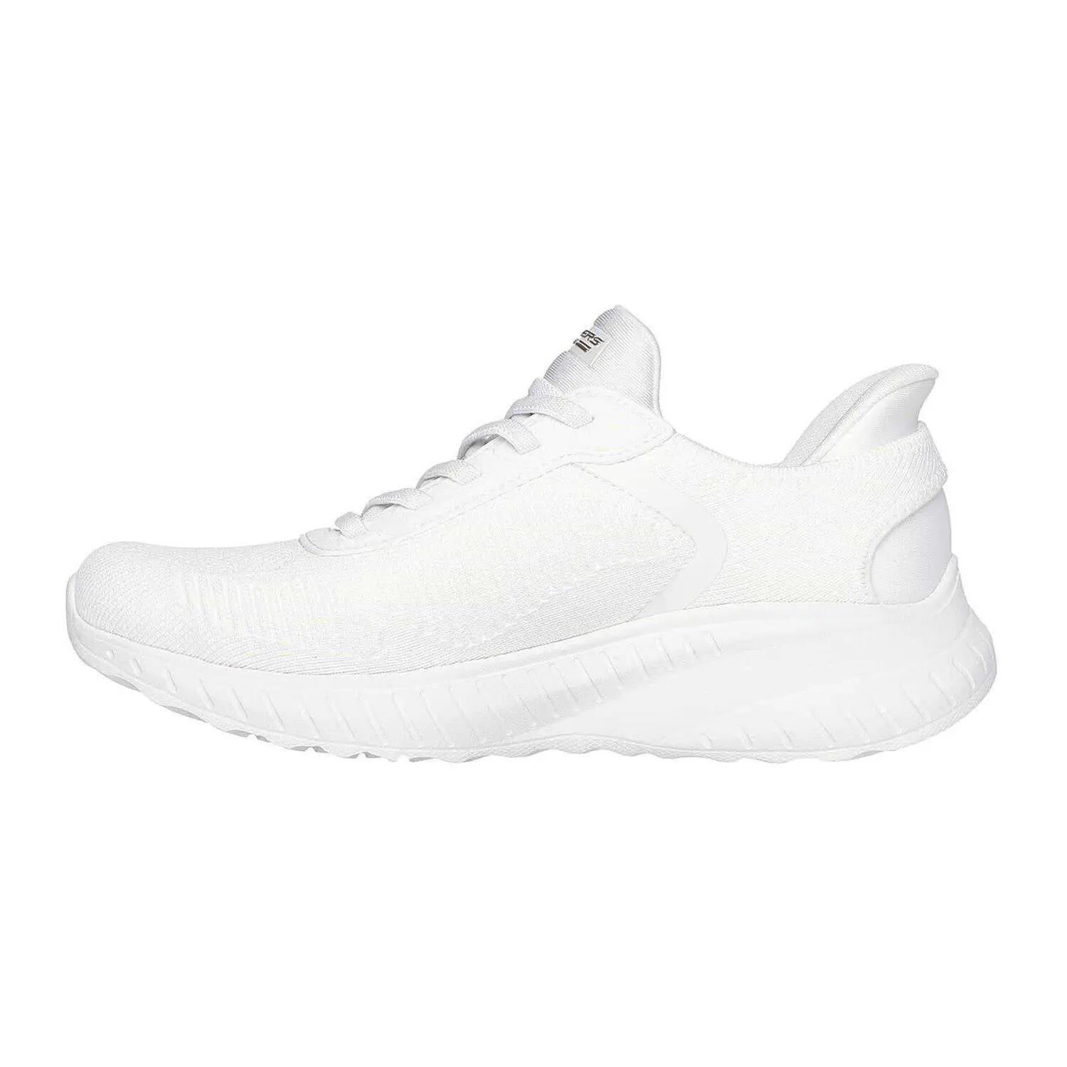 Womens/Ladies BOBS Sport Squad Chaos Flat Trainers (White) 2/7