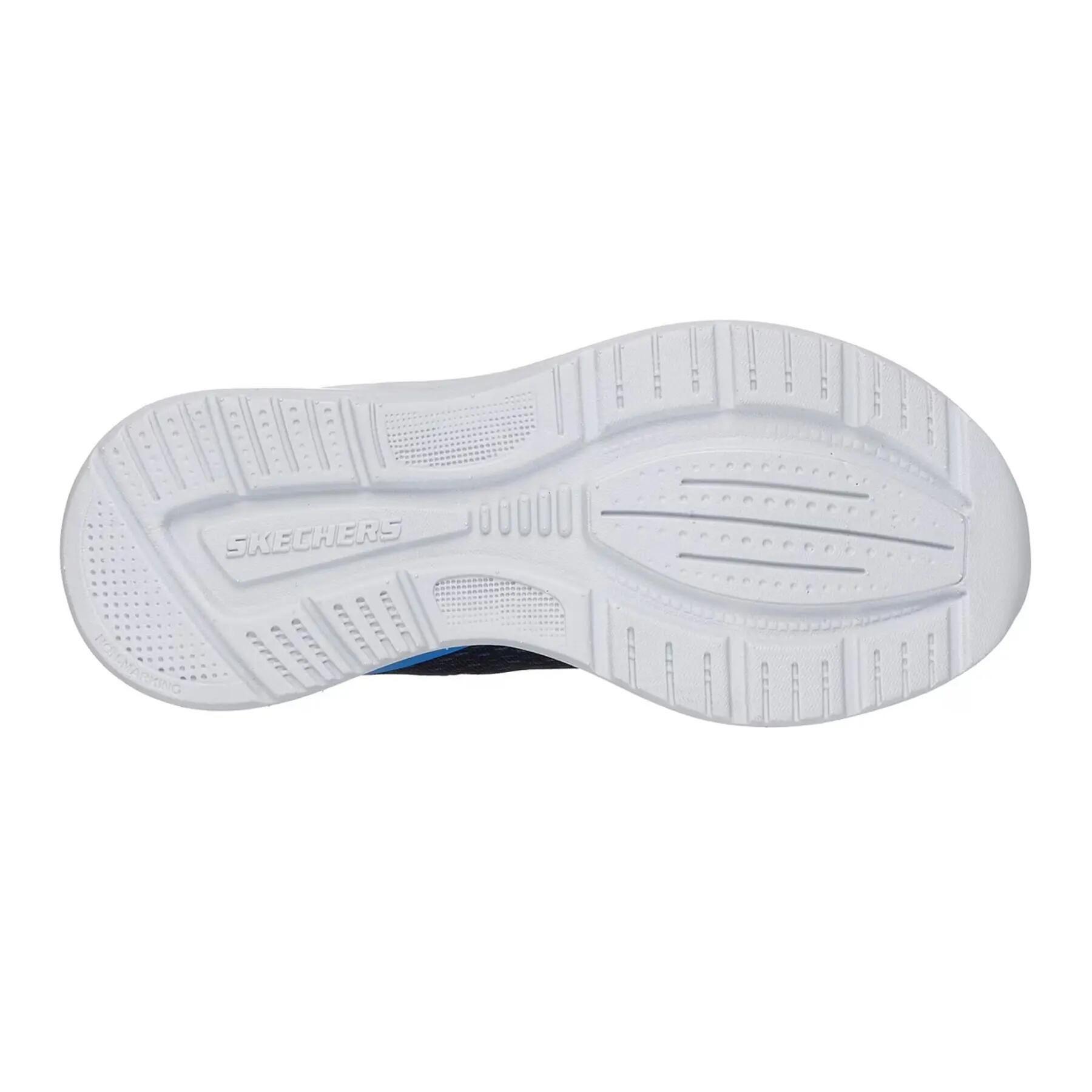 Boys Microspec Max Advance SquadPacer Trainers (Navy/Lime) 4/6