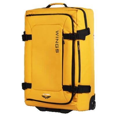 Wings middelgrote zachte koffer 24" rook geel