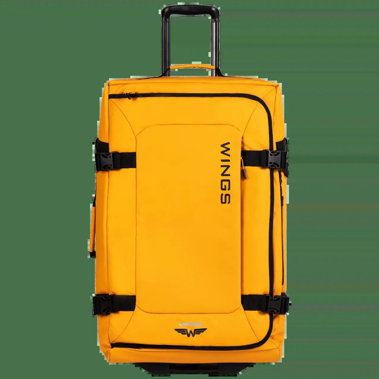 WINGS Grote zachte koffer 28" ROOK geel 3/9