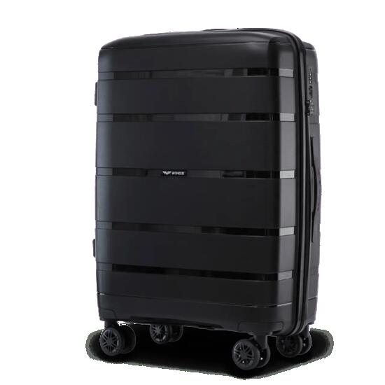 Valise moyenne Wings HAWFINCH 2.0 polypropylène 24" NOIR