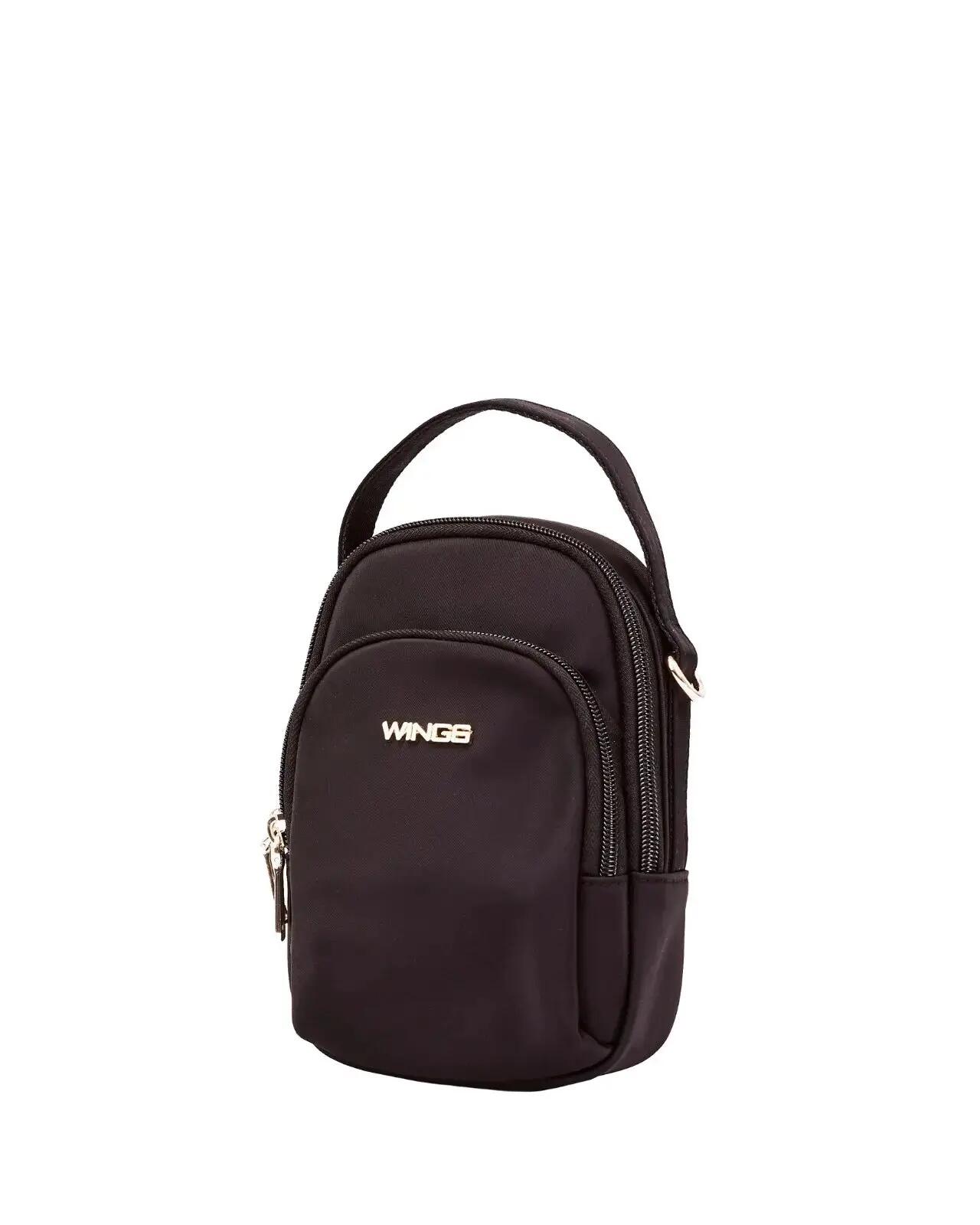 Petit sac bandoulière ROSELLA NOIR 7/8